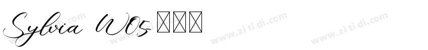 Sylvia W05字体转换